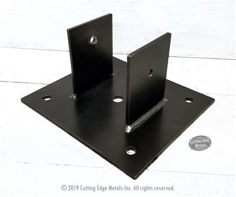 black metal post brackets|steel post brackets for wood.